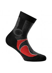 Rohner Basic Trekking 2er Pack Wandersocken Kinder (Gr 27-30 |schwarz)