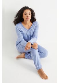 C&A Pyjama-geblümt