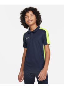 Polohemd Nike Academy 23 Marineblau & Gelb Fluoreszierend für Kind - DR1350-452 XS
