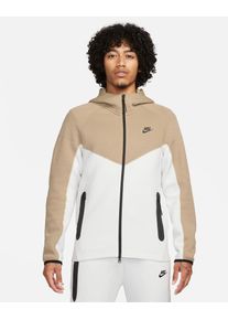 Kapuzensweatshirt mit Reißverschluss Nike Sportswear Tech Fleece Beige & Weiß Mann - FB7921-121 XL