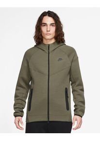 Kapuzensweatshirt mit Reißverschluss Nike Sportswear Tech Fleece Khakigrün Mann - FB7921-222 XL
