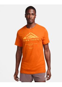 Trail-T-Shirt Nike Trail Orange Mann - DZ2727-893 S