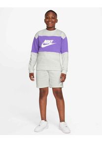 Pullover-/Shorts-Kombination Nike Sportswear Grau & Lila für Kind - DO6789-025 XL