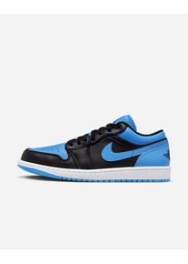 Schuhe Nike Air Jordan 1 Low Schwarz & Blau Herren - 553558-041 11.5