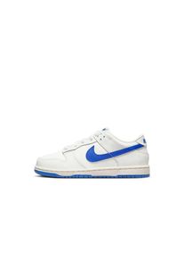 Schuhe Nike Dunk Low Weiß & Königsblau Kind - DH9756-105 12C