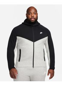 Kapuzensweatshirt mit Reißverschluss Nike Sportswear Tech Fleece Grau & Schwarz Mann - FB7921-064 S