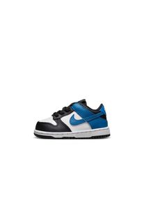 Schuhe Nike Dunk Low Weiß/Schwarz/Blau Kind - DH9761-104 4C