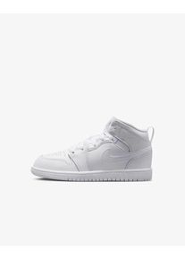 Schuhe Nike Jordan 1 Mid Weiß Kind - 640734-136 11.5C
