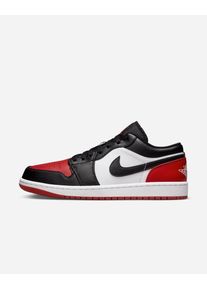 Schuhe Nike Air Jordan 1 Low Weiß/Schwarz/Rot Herren - 553558-161 11.5