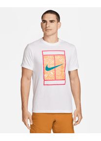 Tennisshirt Nike NikeCourt Weiß Mann - FJ1502-100 S