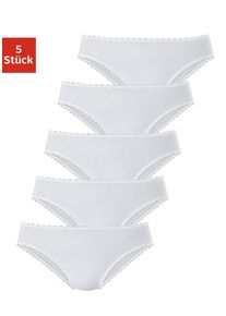 Petite Fleur Jazz-Pants Slips weiß Gr. 40 für Damen. Körpernah