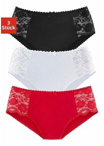 Petite Fleur Hüftslip mehrfarbig Gr. 48/50 für Damen. Mit Spitze, Schleife. Nachhaltig.