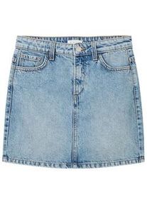 Tom Tailor Mädchen Jeans-Minirock, blau, Uni, Gr. 128