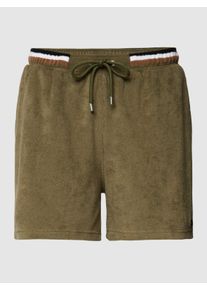 BOSS Shorts mit elastischem Label-Bund