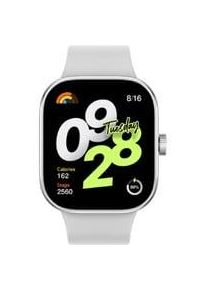 Xiaomi Redmi Watch 4, Smartwatch silber/weiß Display: 5 cm (1,97 Zoll) Kommunikation: Bluetooth Armbandlänge: 135 - 205 mm