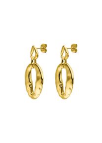 Paul Valentine Molten Statement Earring 14K Gold Plated