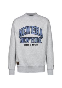 New Era Sweatshirt Herren - grau - Gr. M - Baumwolle/Polyester