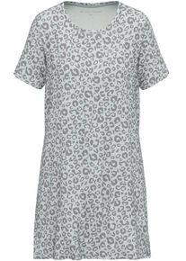 Tom Tailor Nachthemd mit trendy Animal-Print, grau