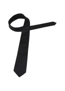 Eterna Krawatte in schwarz kariert, schwarz, 142