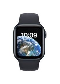 Apple Watch SE (2022), Smartwatch nachtblau, 40mm, Sportarmband, Aluminium-Gehäuse, LTE Display: 3,98 cm (1,57 Zoll) Kommunikation: Bluetooth 5.0, WLAN 802.11 b, WLAN 802.11 g, WLAN 802.11 n Armbandlänge: 130 - 200 mm Touchscreen: mit Touchscreen