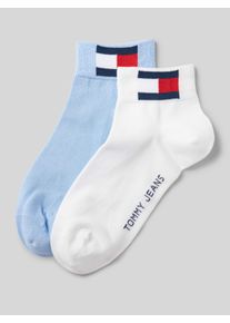 Tommy Hilfiger Socken mit Label-Schriftzug Modell 'QUARTER' im 2er-Pack