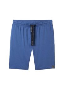 Tom Tailor Herren Bermuda-Shorts, blau, Uni, Gr. 48