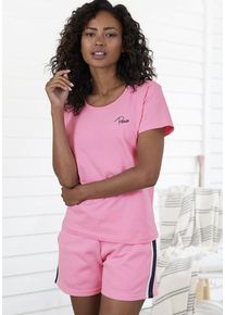 Vivance Kurzarmshirt mehrfarbig Gr. 32/34 für Damen. Rundhals und Stickerei. Lässig Geschnitten. Nachhaltig.