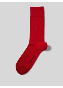 Burlington Socken mit Label-Schriftzug Modell 'Lord'