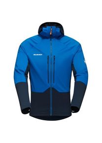 Fleecejacke Mammut Eiger Nordwand Midlayer Hybrid Hooded Jacket Herren (Gr XL |blau)