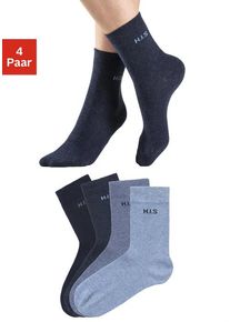 H.I.S. H.I.S Socken mehrfarbig Gr. 35-38 für Damen. Elastisch. Nachhaltig.