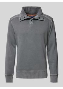 Wellensteyn Sweatshirt mit Label-Patch