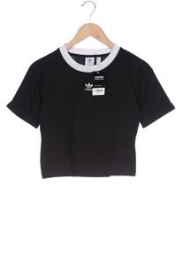 adidas originals Damen T-Shirt, schwarz