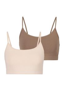 Lascana Bustier mehrfarbig Gr. 32/34 für Damen. Ohne Bügel. Nachhaltig.