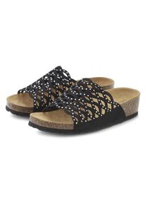 Lascana Pantolette 'Mule, Sandale, offener Schuh' schwarz Gr. 37 für Damen