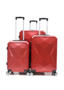 Reisekoffer ABS-03 Koffer 3-teilig Hartschale Trolley Set Kofferset Ha