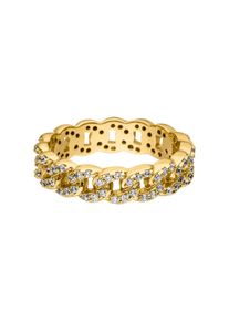 Paul Valentine Éclat Curb Chain Ring 14K Gold Plated