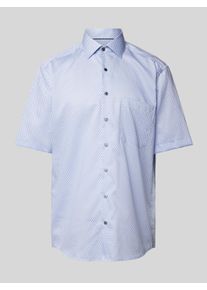 Eterna Comfort Fit Business-Hemd mit Allover-Muster