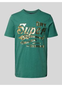 Superdry T-Shirt mit Label-Print Modell 'METALLIC WORKWEAR'