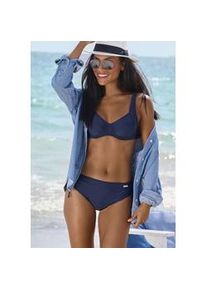 Bügel-Bikini LASCANA Gr. 38, Cup B, blau (marine) Damen Bikini-Sets Ocean Blue Bestseller