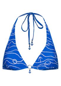 Seafolly Set Sail Bikini Oberteil - blau - Gr. 40 - Polyamid/Elastan