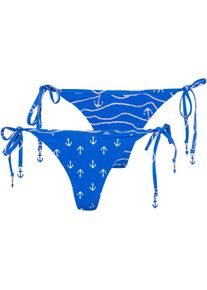 Seafolly Set Sail Bikini Hose - blau - Gr. 38 - Polyamid/Elastan