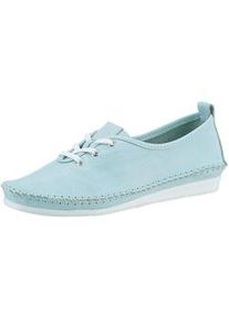Schnürschuh Gr. 36, blau (hellblau) Damen Schuhe Ballerinas