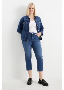 C&A Capri Jeans-Mid Waist-Slim Fit