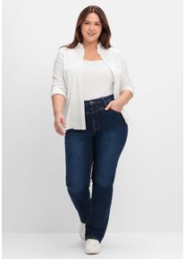 Große Größen Gerade Jeans mit Shaping-Einsatz Gr. 60 blau von sheego für Damen