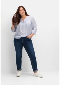 Große Größen Schmale Jeans in Curvy-Schnitt VERENA Gr. 54 blau von sheego für Damen