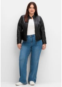 Große Größen Weite Jeans in Curvy-Schnitt ELLA Gr. 48 blau von sheego für Damen