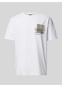 BOSS Green T-Shirt mit Label-Print Modell 'Teebero'