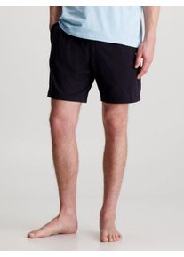 Calvin Klein Underwear Pyjamahose SLEEP SHORT mit Eingrifftaschen, Kordel am Bund, Calvin Klein Logo-Badge, schwarz