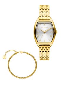 Paul Valentine Avenue Watch & Bracelet Set Gold