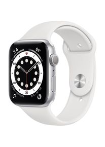 Apple Watch (Series 6) 2020 GPS 40 mm - Aluminium Grau - Sportarmband Weiß